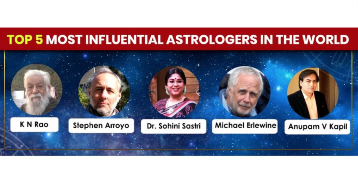 Who are top 5 most influential astrologers in the world?